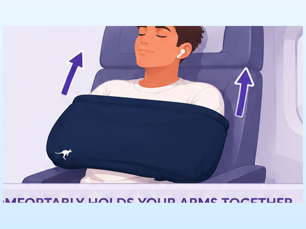 Step 4 — Pull up and adjust for a snug hug