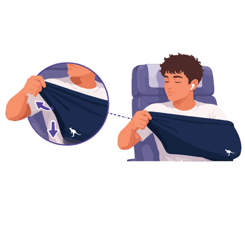 Step 3 — Insert the other arm