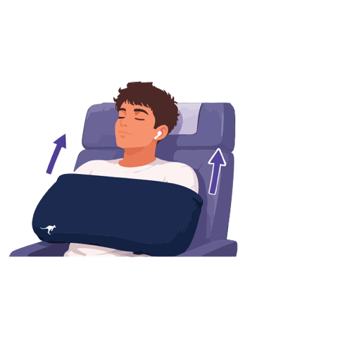 Step 4 — Pull up and adjust for a snug hug